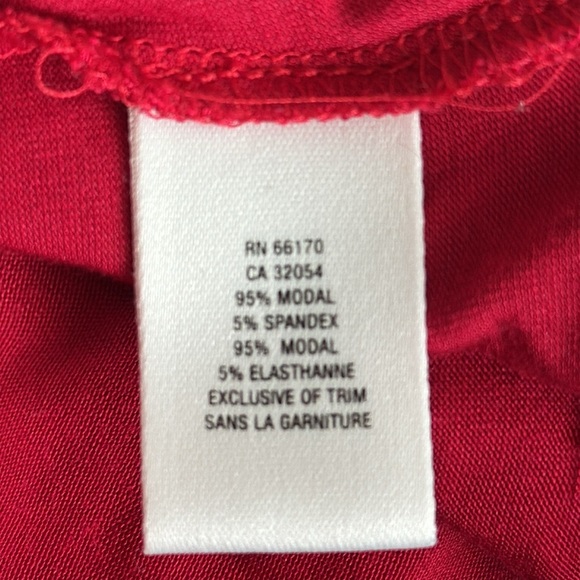 Maeve Red Pink Pleated Maxi Skirt Flowy Boho Size M L casual‎ Vacation Travel - Picture 8 of 9